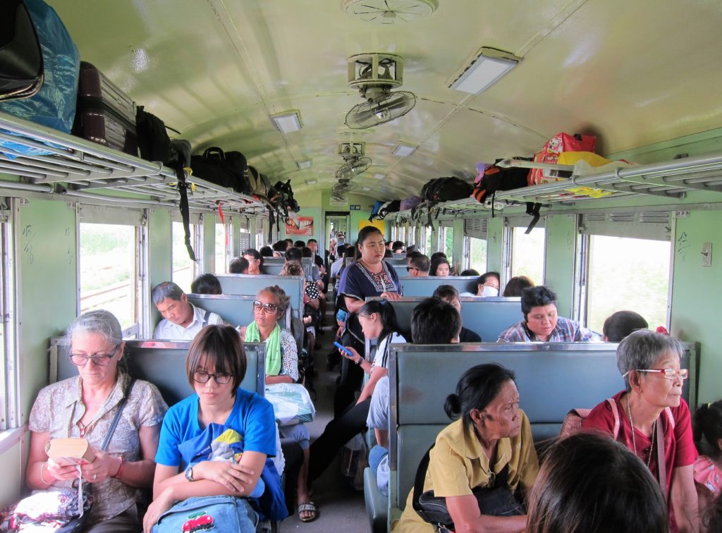 Third Class on Thai Railways - Lopburi